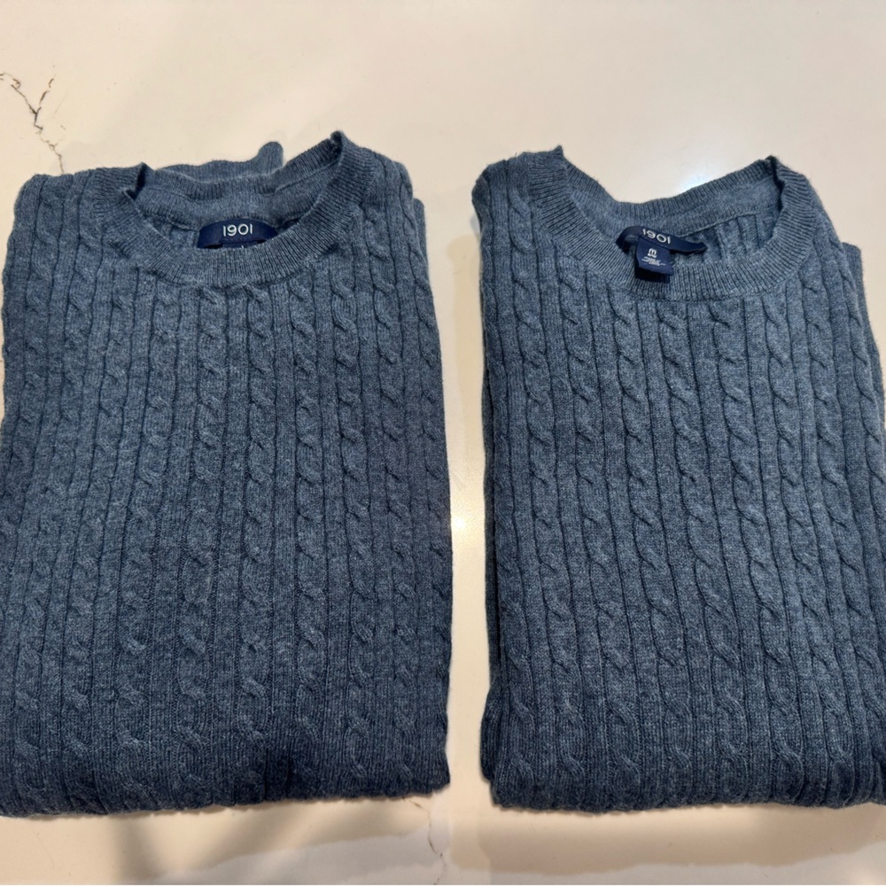 Boys matching cable knit sweater from Nordstrom. Like new